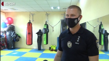 Херсонский полицейский стал победителем чемпионата Украины по кикбоксингу