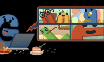 Google посвятил дудл своему 22-летию