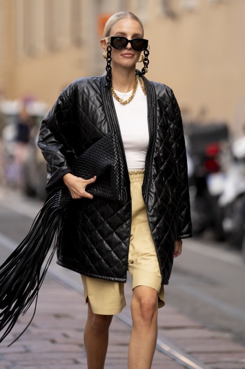 Все образы streetstyle-звезды Леони Ханне на Неделе моды в Милане