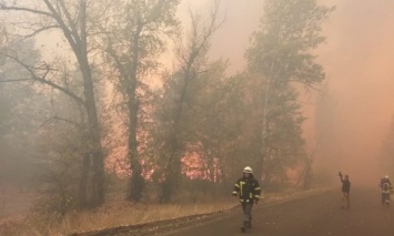 В Луганской обл. зафиксировано 85 пожаров, 43 из них - не локализовано и не ликвидировано