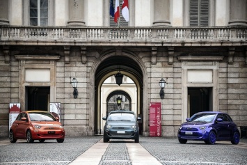 Fiat предложит третью дверь с передним открыванием для 500-х электрокаров