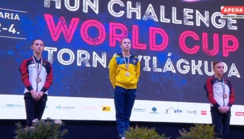 Украинские гимнасты завоевали шесть медалей на этапе Кубка мира