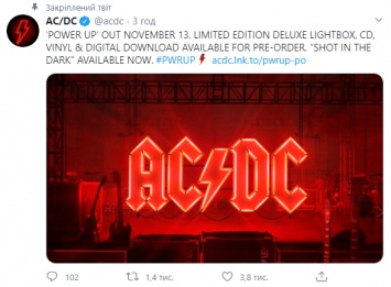 AC/DC выпускает новый альбом после шестилетнего перерыва. Видео первого хита "Shot In the Dark"