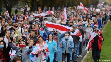 Голоса протеста в Беларуси зазвучали по-немецки