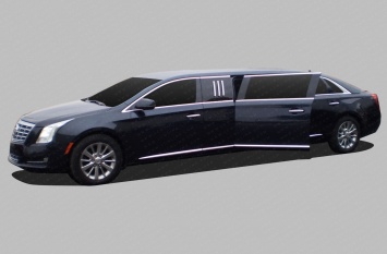 Прояснились происхождение и миссия странного лимузина Cadillac XT5