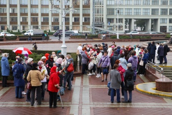 В Минске помимо "Марша матерей" прошла акция сторонников Лукашенко