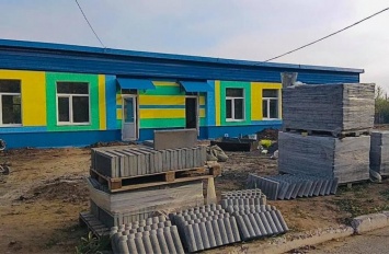 В мелитопольском селе строят яркий дом для детей