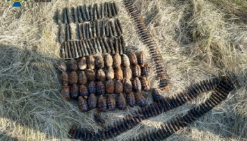 СБУ обнаружила на Луганщине два схрона со снарядами и гранатами