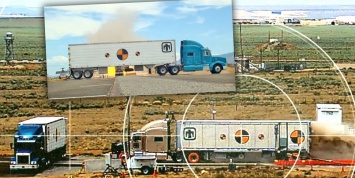 В США испытали на прочность грузовик для перевозки ядерного оружия