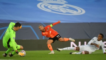 "Шахтер" сенсационно обыграл "Реал" в матче Лиги чемпионов УЕФА
