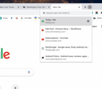 В Google Chrome появилась полезная функция для работы с множеством вкладок