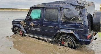 Mercedes-AMG G63 не прошел испытания на мокром песке (ВИДЕО)