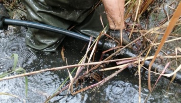 Пограничники обнаружили на дне Кучурганского водохранилища спиртопровод