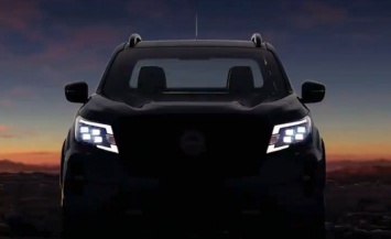 Обновленный Nissan Navara показали на видео