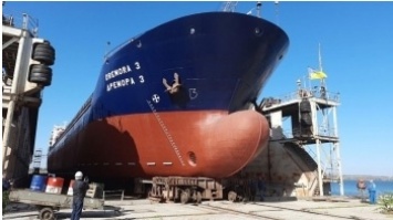 На Николаевском судостроительном заводе «Океан» турецкое судно удлинили на 24 метра