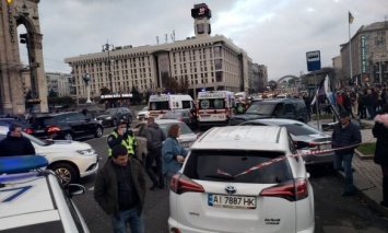 Полиция задержала водителя, который устроил ДТП на Майдане