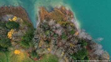 Лазурное озеро Форггензе - самое большое немецкое водохранилище (фото)