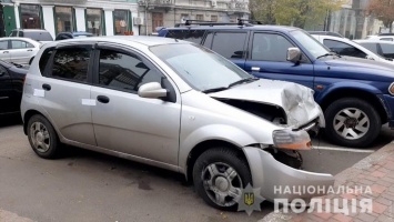 Одесситка захватила машину такси и устроила на ней ДТП