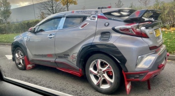 В сети показали дикую модификацию Toyota C-HR