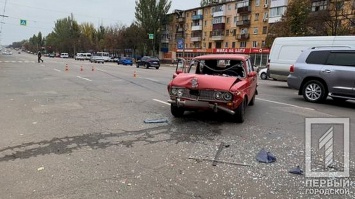 В Кривом Роге водитель, совершивший ДТП, скрылся с места происшествия