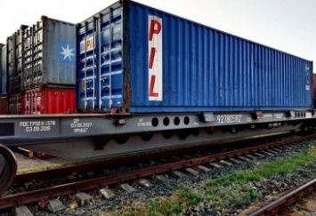 В Украину прибыл третий контейнерный поезд из Китая по новому маршруту