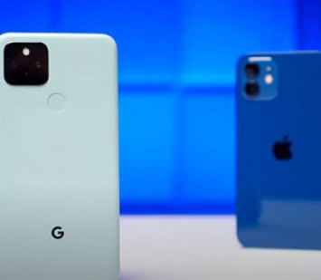 Сравнение автономности смартфонов iPhone 12 и Google Pixel 5