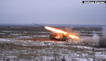 Украинская РСЗО "Буревий" прошла огневые испытания