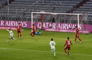 «Бавария» впервые в сезоне сыграла вничью, не сумев победить «Вердер»