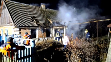 В селе Борисовка горел частный дом: есть пострадавший