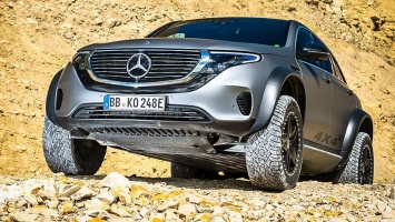 Mercedes показал возможности электрического EQC 4x4? на бездорожье (ВИДЕО)