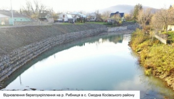 На Прикарпатье восстановили три гидросооружения, поврежденные июньским паводком