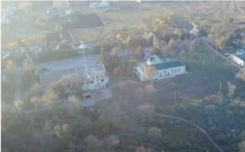 Село на берегу Молочного лимана показали с высоты птичьего полета (видео)
