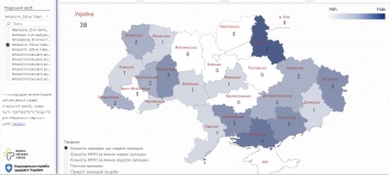 Данные о наличии лекарств от Covid-19 в аптеках и больницах Украины разместили на интерактивной карте