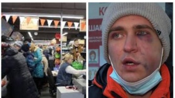 В Одессе охранники супермаркета избили покупателя