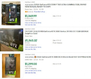 Nvidia испытывает проблемы с поставками RTX 30 на рынок