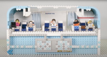 Korean Air использует Lego, чтобы объяснить, как работают воздушные фильтры