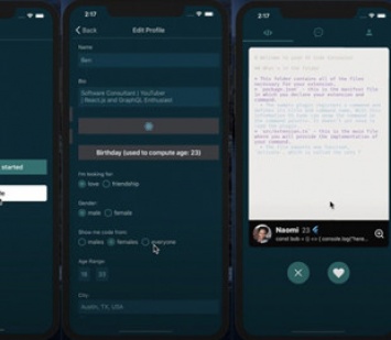 Энтузиаст разработал Tinder для программистов - в нем лайкают строки кода вместо фотографий