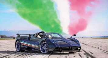 Pagani представила суперкар Huayra Tricolore в честь итальянских летчиков (ВИДЕО)
