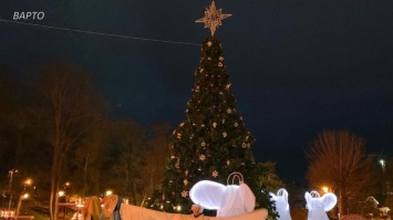 "Елочка, гори!: в Трускавце задымилась новогодняя елка (видео)