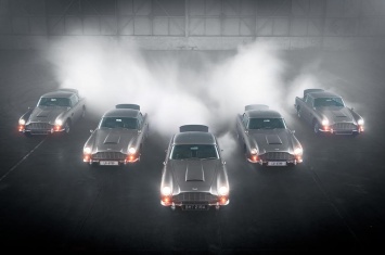 Они настоящие! Aston Martin выпустила партию шпионских машин с фарами-пулеметами (ВИДЕО)