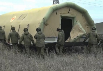 В Ялте начал функционировать мобильный ковидный госпиталь