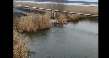 Под Павлоградом выявлен трубопровод, который тайно закачивает воду в реку Самару, - река будет жить