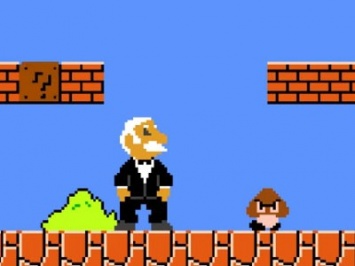Леонид Якубович разнес в щепки первый уровень Super Mario Bros. [ВИДЕО]