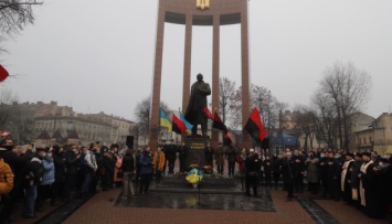 Во Львове прошли торжества к годовщине со дня рождения Степана Бандеры