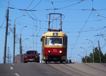 В Харькове до конца лета снимают два трамвайных маршрута
