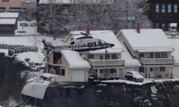 Оползень в Норвегии: Нашли пять из десяти пропавших без вести людей