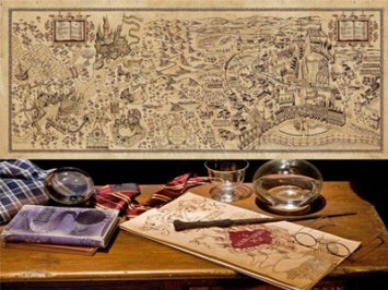 Блогер создал работающую копию «карты мародеров» из Гарри Поттера [ВИДЕО]
