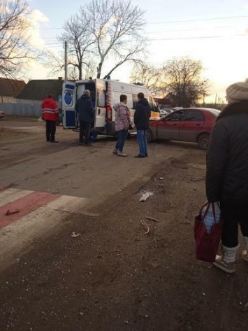 В Мелитополе такси попало в ДТП