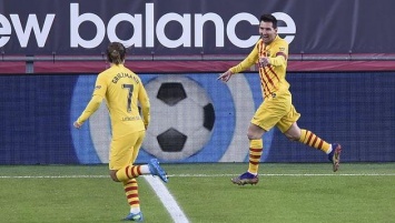 Победоносный дубль Месси - в обзоре матча Атлетик - Барселона