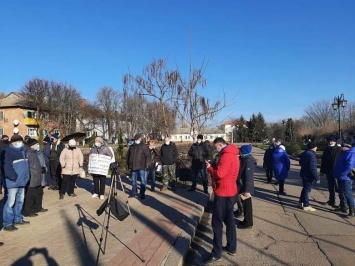 На Николаевщине прошли митинги против повышения стоимости коммунальных услуг, - ФОТО, ВИДЕО